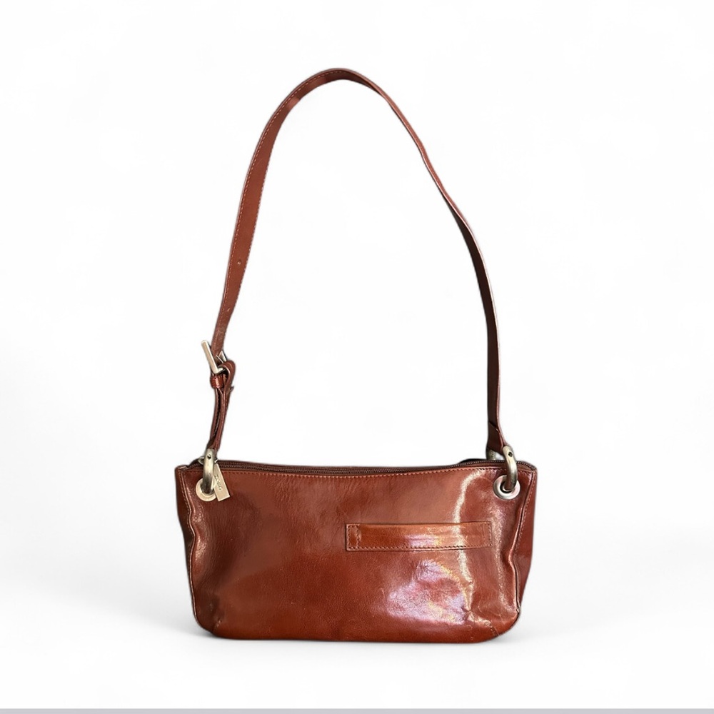 HOBO International Leather Baguette bag